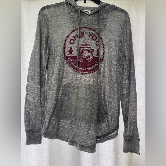 SMOKEY THE BEAR WOMENS LIGHT WEIGHT HOODIE - Picture 2 of 5